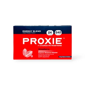 proxie 7 hydroxymitragynine energy blend tablets strawberry 40mg per tablet 6ct 16679